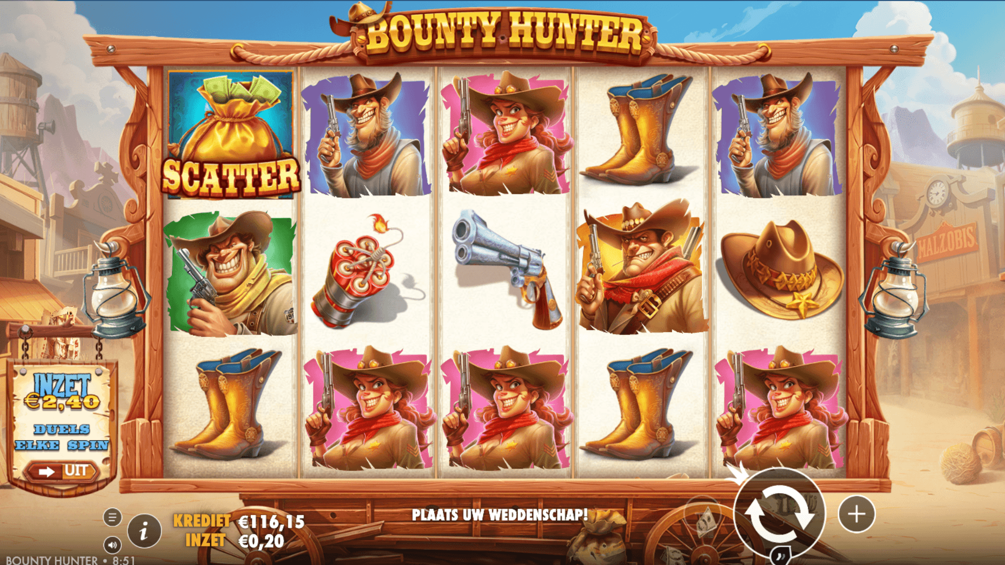 Bounty Hunter slot | Play at Kansino