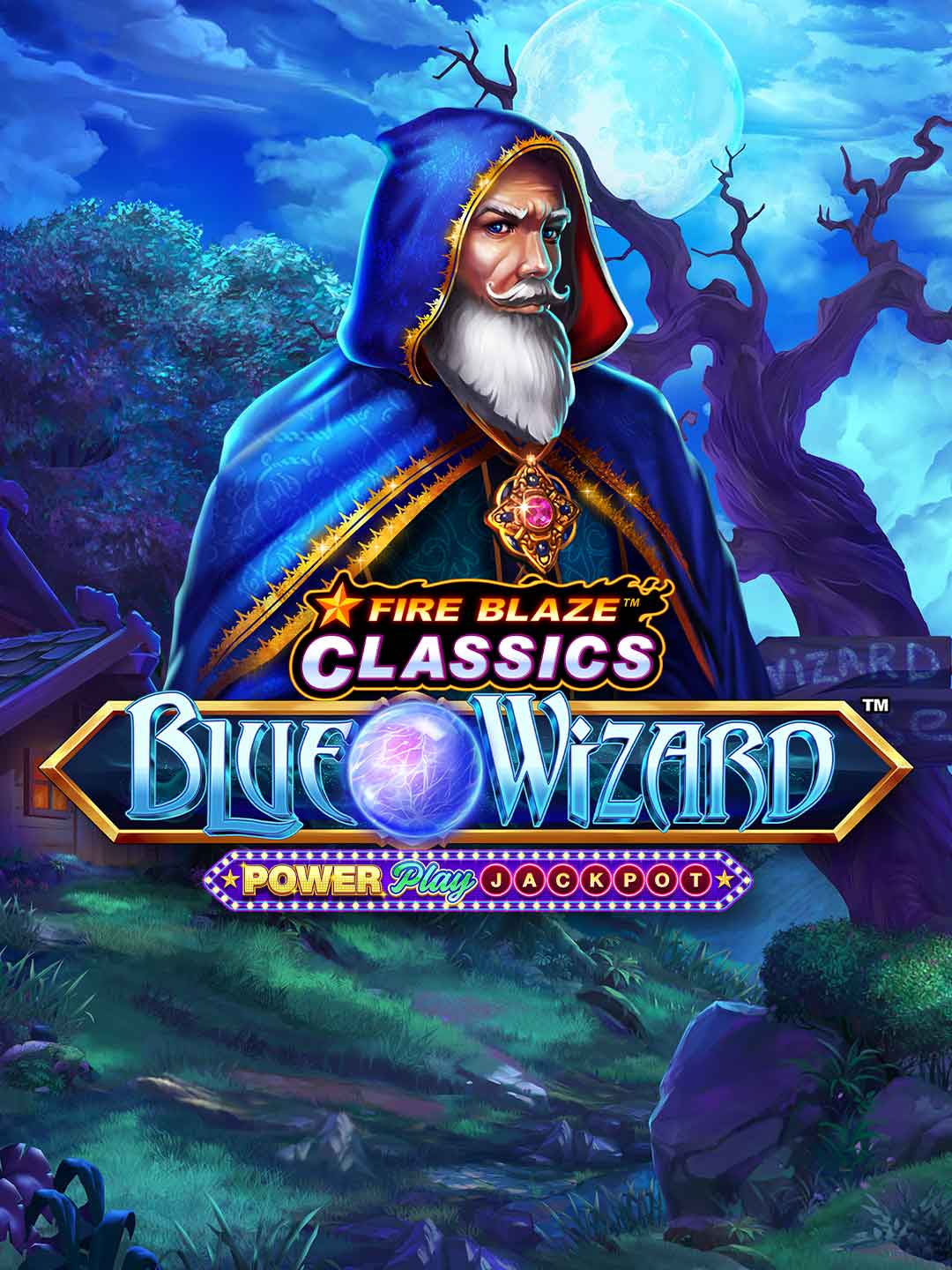 Fire Blaze: Blue Wizard PowerPlay Jackpot