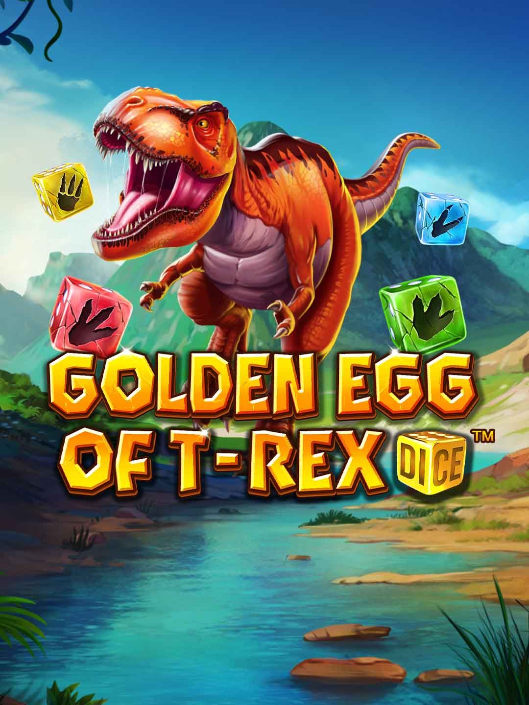 Golden Egg of T-rex Dice
