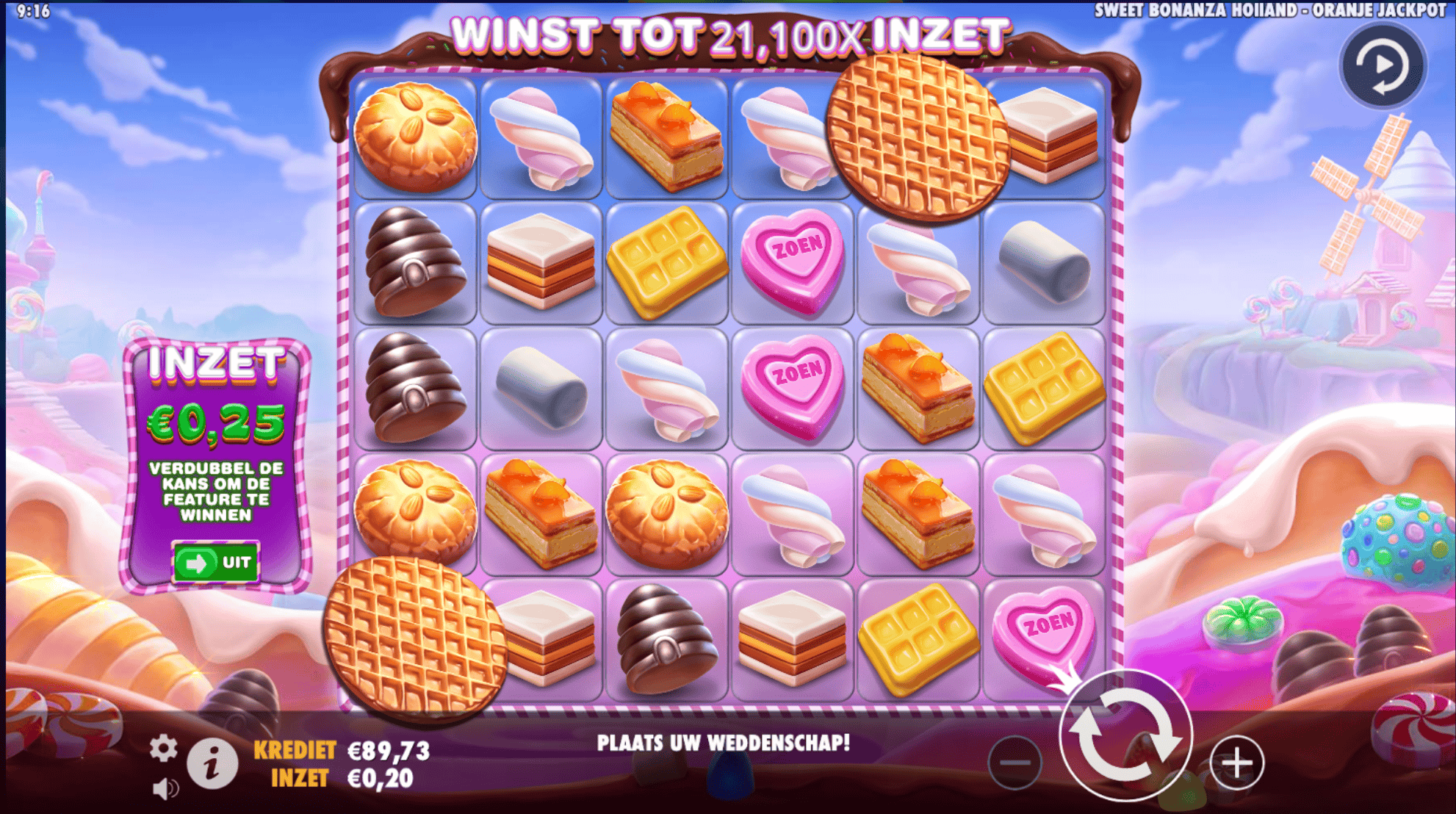Sweet Bonanza Holland slot | Play at Kansino