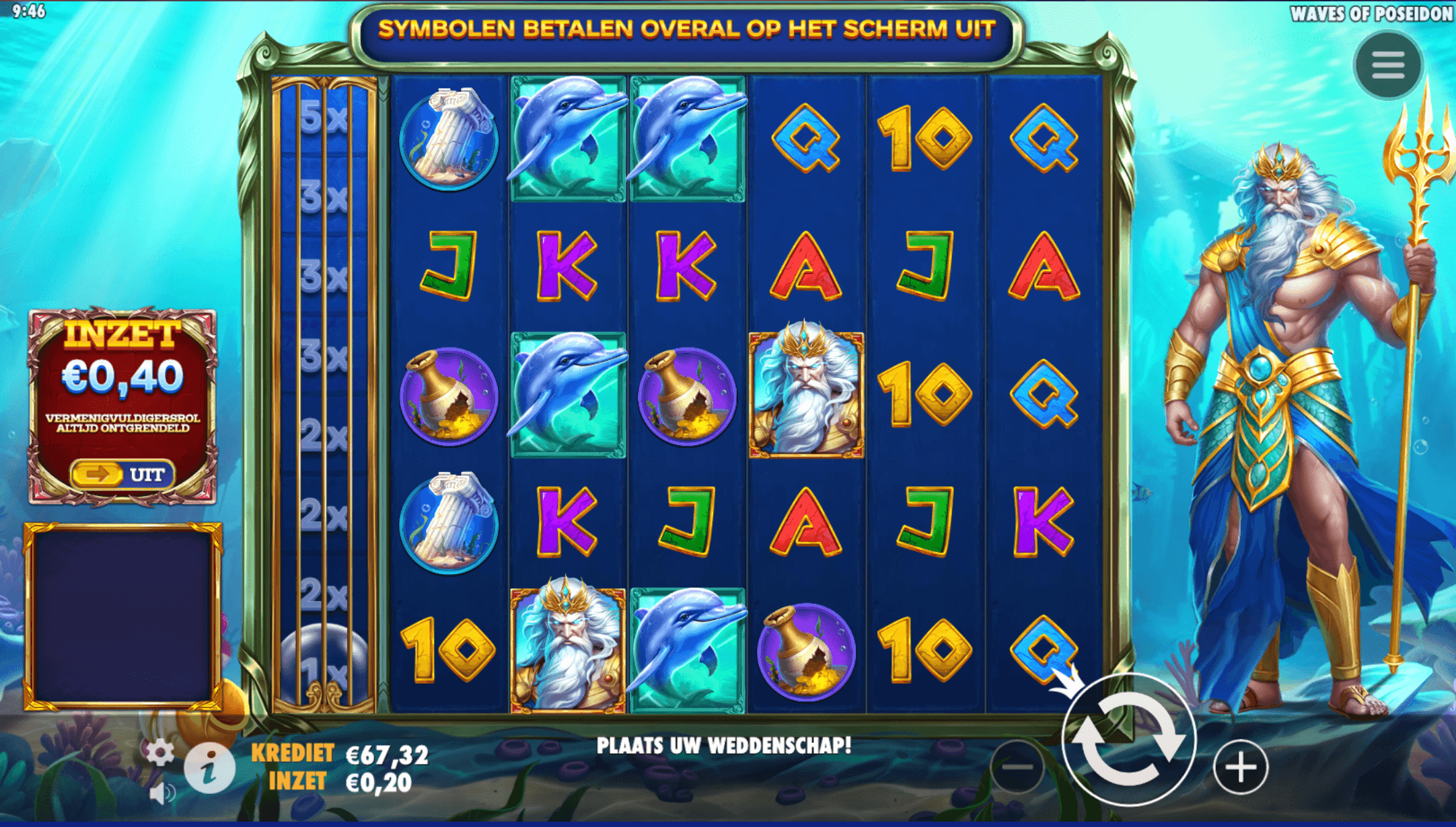 Waves of Poseidon slot | Play at Kansino