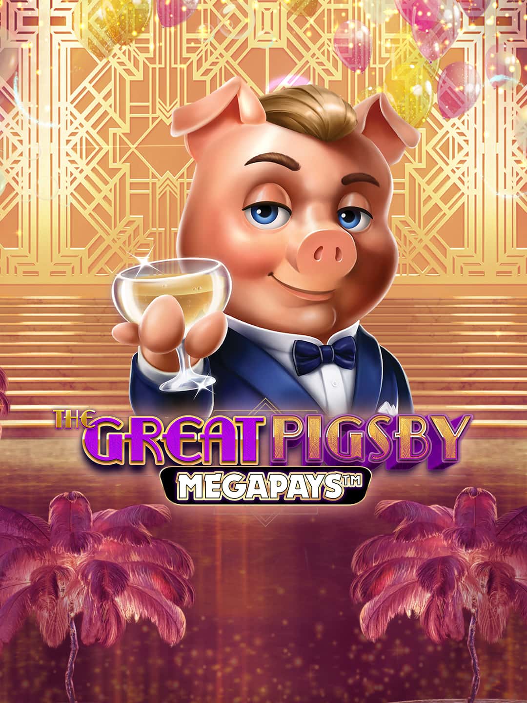 Screenshot van het slotspel Great Pigsby Megaways op ComeOn Casino