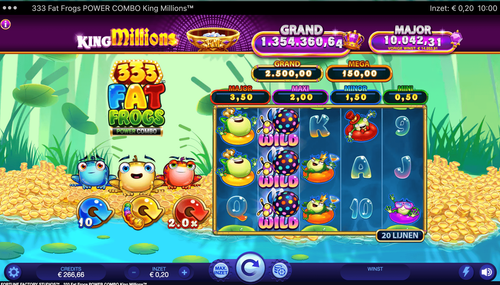 333 Fat Frogs Power Combo King Millions