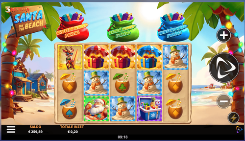 3 Wonders Santa on the Beach