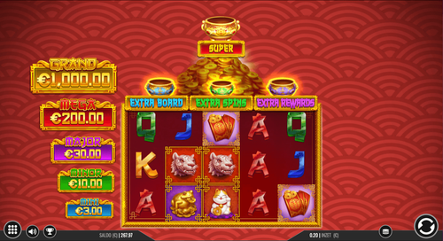4 Dragon Pots