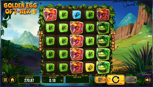 Golden Egg of T-rex Dice