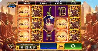 Mega Fire Blaze: Khonsu God of Moon gameplay