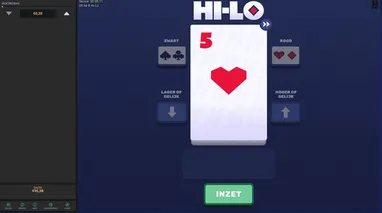 Hi-Lo gameplay