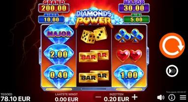 Diamonds Power: Hold and Win gameplay