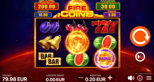 Fire Coins: Hold and Win gameplay