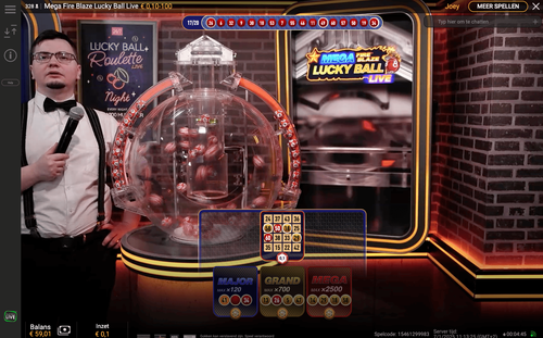 Mega Fire Blaze Lucky Ball Live GP