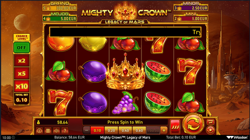 Mighty Crown: Legacy of Mars gp