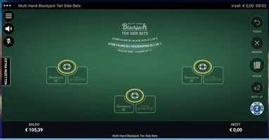 Multi Hand Blackjack Ten Side Bets gp