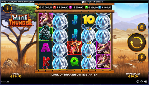Full Moon: White Thunder slot | Play at Kansino